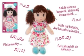 TEDDIES Bábika Ema handrová 40 cm