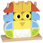 Goki Goki Drevená skladačka s predlohami