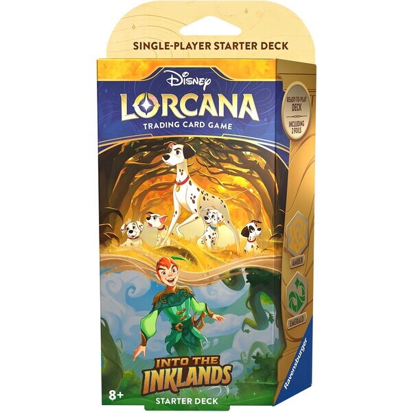 Disney Lorcana TCG: Into the Inklands Starter Deck Amber & Emerald