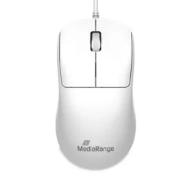 MediaRange MROS255 biela / Optická myš / 1000 DPI / USB / 3 tlačidlá / 1,5 m (MROS255)