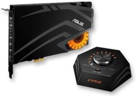 Asus Strix Raid DLX / 7.1kanálová PCIe herná zvuková karta / D/A prevodníkom (90YB00H0-M0UA00)