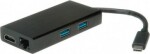 Secomp STANDARD USB Typ C Stacja dokująca 1x HDMI + 2x USB 3.2 Gen 1 + 1x Fast Etherne