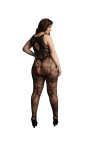 Bodystocking Le Desir DES023 Krížový výstrih černá Univerzální