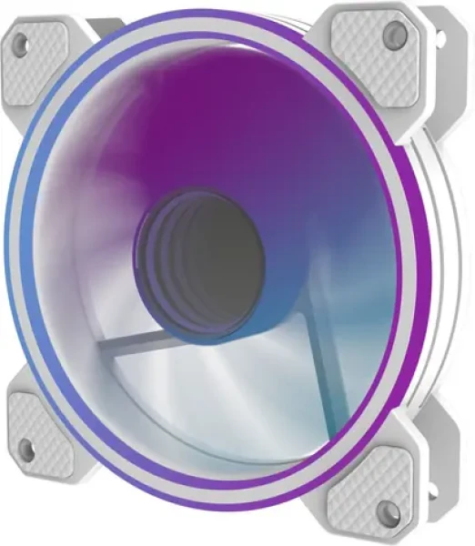 PREYON Eagle Eye 120 PWM ARGB biela / Ventilátor / 120 mm / ARGB / 4-pin PWM (5902659848765)