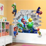 Veselá Stena Samolepka Hra Super Mario