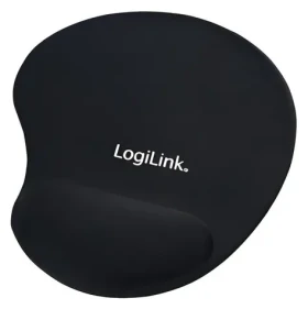 LogiLink ID0027 čierna / Podložka pod zápästie k myši / 3 mm / 200x220x20 mm (ID0027)