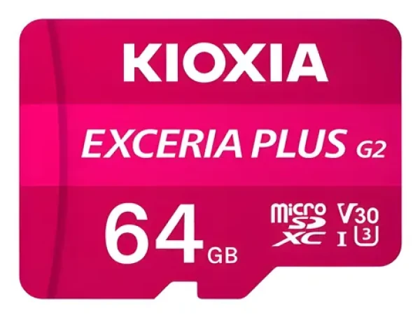 KIOXIA Exceria PLUS 64GB / Pamäťová karta / microSDXC (LMPL2M064GG2)