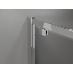 MEXEN - Exo sprchové dvere krídlové120, transparent, chróm 8182-120-000-01-00