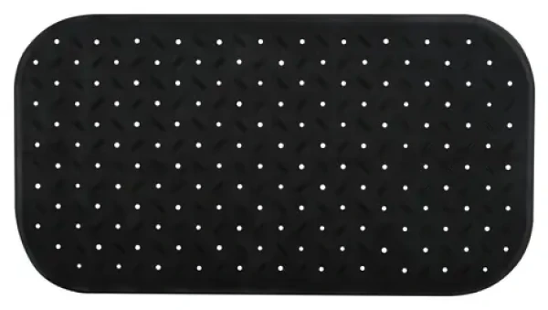 MSV CLASS Premium protišmyková podložka do vane čierna / SBS kaučuk / 36 x 76 cm