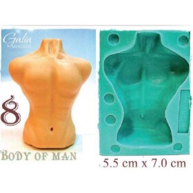 Silikónová forma telo muža - Galias Moulds - Galias Moulds