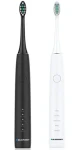 Blaupunkt DTS201SET bielo-čierna / Sonická zubná kefka / 5 režimov / 36000 kmitov / 2 rukoväte / 6 hlavíc (DTS201SET)