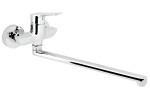 NOVASERVIS - Drezová umývadlová batéria 100 mm Metalia 54 FLOW, chróm 54079,0E