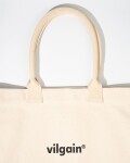 Vilgain Shopping Tote Bag – 39 x 32 x 15 cm natural white