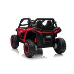 Mamido Mamido Elektrické autíčko Buggy UTV KCK 4x4 červené 24V | 800W | 50 kg | EVA | LED | 2,4 Ghz | ECO koža