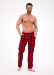 Pánske pyžamové nohavice Cornette 691/60 3XL-5XL Červená 3xl