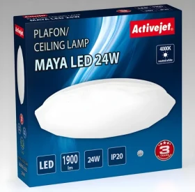 Activejet AJE-MAYA biela / Stropné svietidlo / 24W / 32x LED / IP20 / 1900 lm / 4000K (AJE-MAYA 24W)