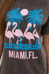 Blúzka z trenej bavlny Miami brown UNI