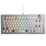 Glorious GMMK 3 Pre 75% barebone ANSI strieborná / herná 75% TKL / USB-C / bez spínačov / ANSI layout / RGB / 1.4m (GLO-KB-GMMK3-PRO-75-BB-W-SIL-US)
