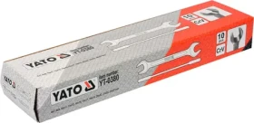 YATO Sada plochých kľúčov / 6-27 mm / CrV / 10 ks (YT-0380)