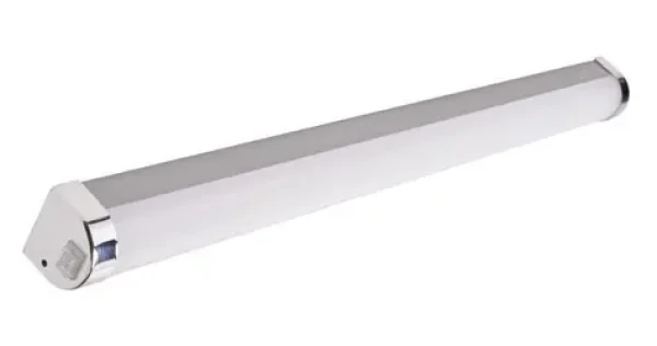 Luxera TETRIM MINI chrómová / LED kúpeľňové nástenné svietidlo / 6W / 750lm / 4000K / IP44 (SKL000465778)