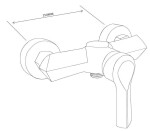 MEXEN/S - Tord sprchový stĺp vrátane sprchovej batérie Sabre, chróm 72140200-00