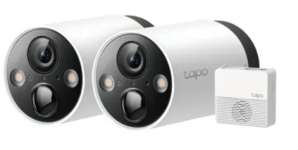 TP-LINK Tapo C420S2 / set dvoch vonkajších IP kamier C420 a hubu H200 / 2560 x 1440 / Wi-Fi (Tapo C420S2)