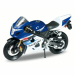 Welly Motocykel Suzuki GSX-R750 modrá