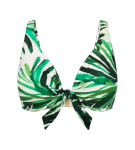 SUMMER PALM - Plavková podprsenka s kosticami a tvarovacím efektom Triumph GREEN COMBINATION 42B