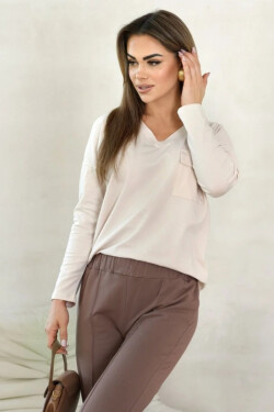 MONIQUE BLOUSE světle béžová 44