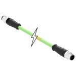 Molex upravený zástrčkový konektor pre senzory - aktory, 1201088304, piny: 4, 1.0 m, 1 ks; 1201088304