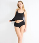 SLOGGI GO SENSE - 2 ks bezšvových nohavičiek s vysokým pásom z mikromodalu Sloggi BLACK XL