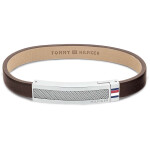 Tommy Hilfiger Moderný hnedý kožený náramok 2790397