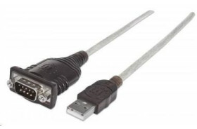 Manhattan USB na Serial Port Adapter Prolific PL-2303RA Chip 1.8m (151849-MA)