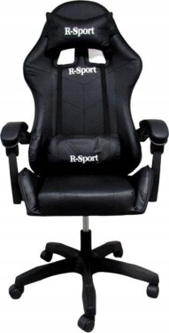 R-Sport Fotel Gamingowy K3 R-Sport Čierny Pre gracza+masażer