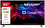 85" Sharp 85HP5265E čierna / 3840 x 2160 / QLED / HDMI / USB / Wi-Fi / DVB-TT2CSS2 / repro 24W (85HP5265E )