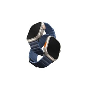 UNIQ Revix Premium Edition Reversible Magnetic remienok pre Apple Watch 49 45 44 42 mm - PRUSSIAN (modrá) (8886463684290)