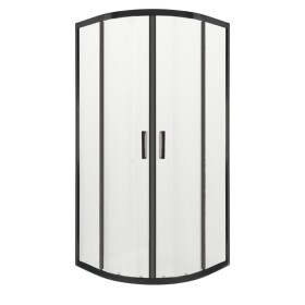 KERRA - Sprchovací kút bez vaničky Soho 90 (čierny) 5907548118738