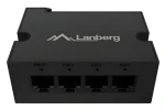 Lanberg DIN-GE4-BT-90W / PoE extender / DIN Rail / 4× 1Gbps / IEEE 802.3bt / 90W (DIN-GE4-BT-90W)
