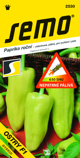 SEMO Paprika ročná OSTRY F1