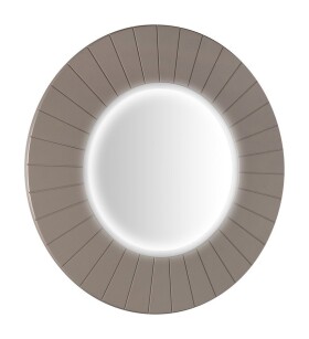 SAPHO - LUMIRO STRIP guľaté zrkadlo s LED osvetlením v ráme, priemer 75cm, agila LR750-4343S