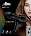 Braun HD785 SensoDryer čierna / sušič vlasov / 2000 W / 4 teploty / 2 rýchlosti / ionizátor (BRHD785E)