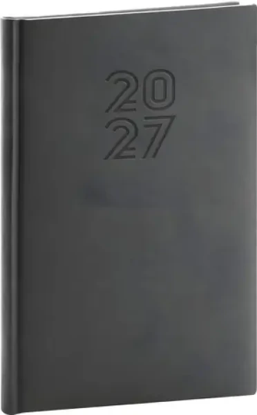 NOTIQUE Aprint 2027 čierny / Týždenný diár / 15 x 21 cm