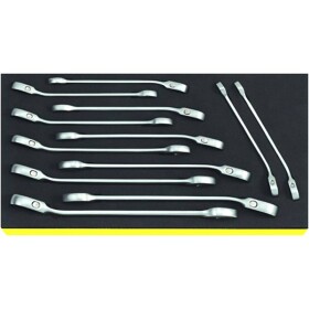 Stahlwille 96830649 TCS 17/12 súprava plochých obojstranných račňových kľúčov 8 - 19 mm; 96830649