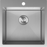 MEXEN - Solix oceľový drez 1-bowl 500 x 500 mm, nerez HC 6407501000-01HC