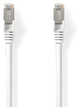 Nedis Cat 8.1 biela / Sieťový kábel / S/FTP / RJ45 - RJ45 / 10 m / LSZH (CCGL85520WT100)