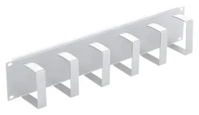 Triton 19" vyväzovací panel 2U šedá / 6x háčik / 70x85 mm / RAL 7035 (RAC-VP-X22-A1)