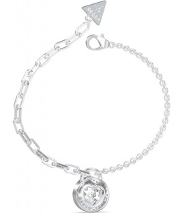 Guess Romantický oceľový náramok Rolling Hearts JUBB03353JWRH 14,5 - 18,5 cm - S