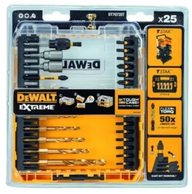 DeWalt DT70735T / sada bitov FLEXTORQ / Pz @ 57 mm / T @ 25 mm / magnetický držiak bitov / box / 25 ks (DT70735T)