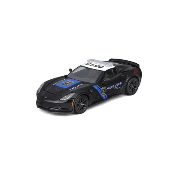 Maisto Design Authority - 2015 Corvette Z06 Police čierna