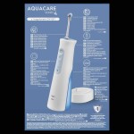 Oral-B AquaCare 4 Pro-Expert/ Ústna sprcha / 4 režimy čistenia / 2 nastavenia intenzity / 2 trysky (AquaCare 4)